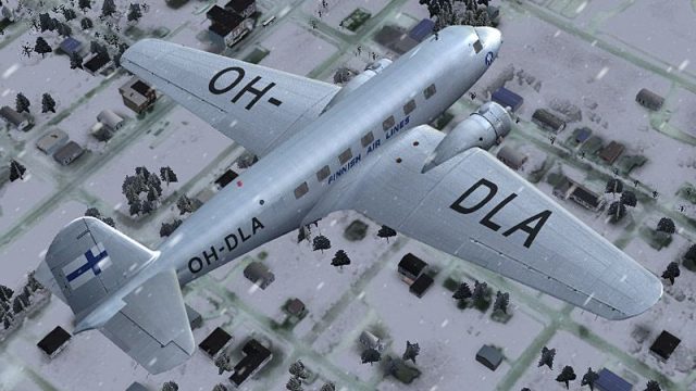 Screenshot 1 — Finnish Air Lines Douglas DC-2 OH-DLA