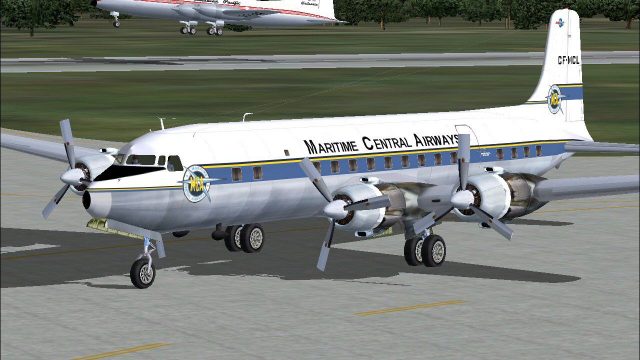 Screenshot 1 — Maritme Central Airways DC6B