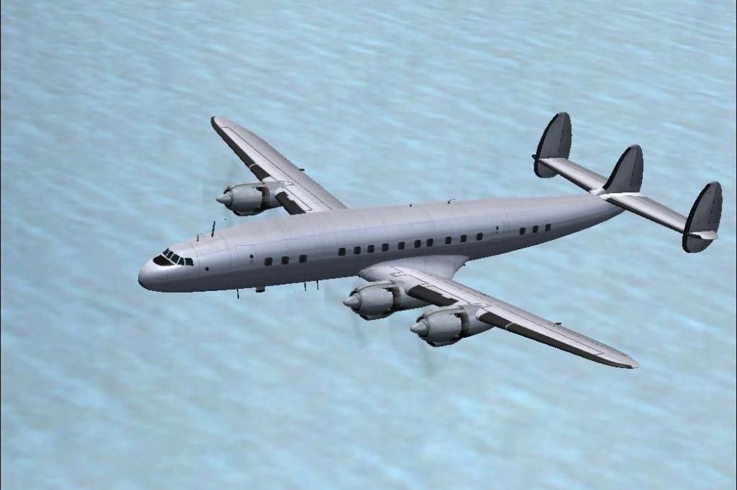 Lockheed 10 Fs2004 Lockheed L-1049 Super G for FS2004