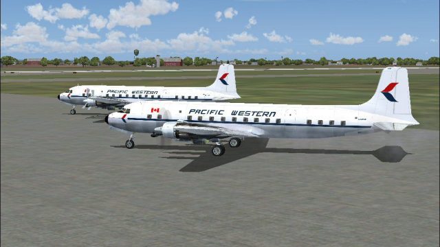 Screenshot 1 — Pacific Western Airlines DC-6B
