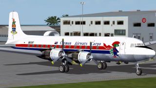 Screenshot 1 — Cayman Airways Cargo Douglas DC-6A