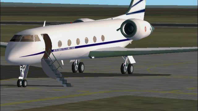 Screenshot 1 — FS2002pro Gulfstream IV (new Version 4) Italian Air Force