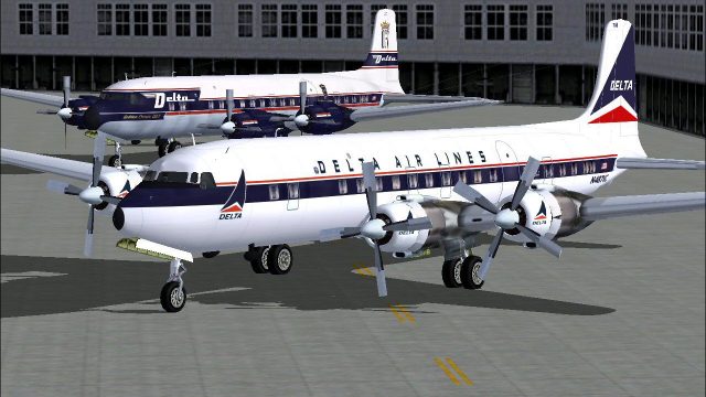 Screenshot 1 — Delta Airlines Douglas DC-7