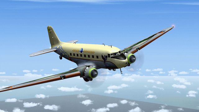 Screenshot 1 — One Sky One World Douglas DC-3
