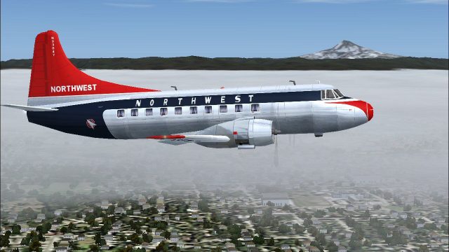 Screenshot 1 — Northwest Orient Airlines Martin 202 N93221