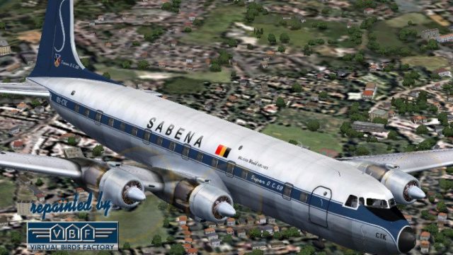 Screenshot 1 — Sabena Douglas DC-6B OO-CTK