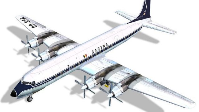 Screenshot 1 — Sabena Douglas DC-7C OO-SFA