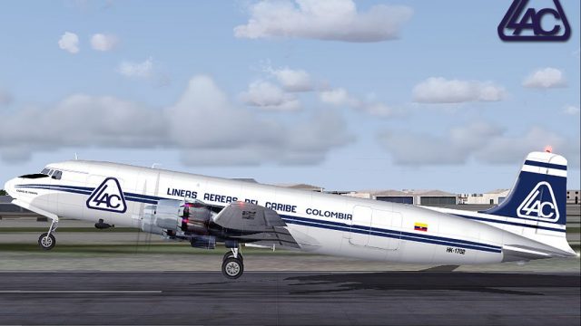 Screenshot 1 — LAC Colombia Douglas DC-6A HK-1702