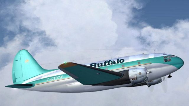 Screenshot 1 — Buffalo Airways C-46 Commando C-GTXW