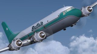 Screenshot 2 — Buffalo Airways Douglas DC-6 (Fictional)