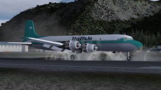 Screenshot 1 — Buffalo Airways Douglas DC-6 (Fictional)