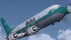 Screenshot 4 — Buffalo Airways Douglas DC-6 (Fictional)