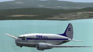Screenshot 1 — TAN Airlines Curtiss C-46 XH-TNA