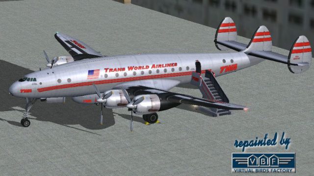 Screenshot 1 — TWA Lockheed L-749A N6014C