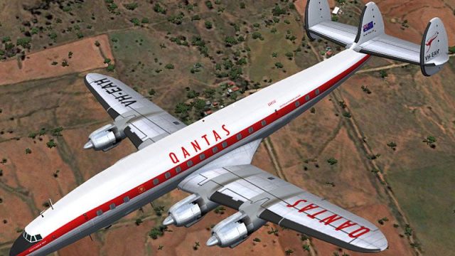 Screenshot 1 — Qantas Lockheed L-1049G VH-EAH