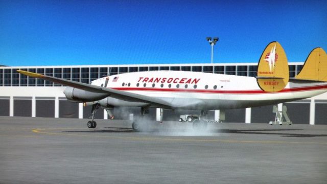 Screenshot 1 — Transocean Airlines Lockheed L749