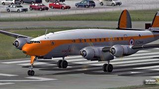 Screenshot 2 — Orange Lockheed L749 Constellation