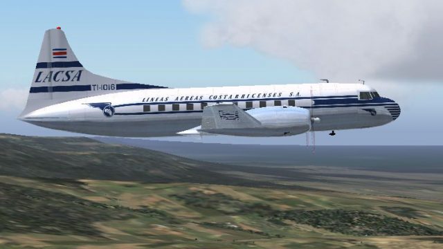 Screenshot 1 — Lacsa Convair 340 TI-1016