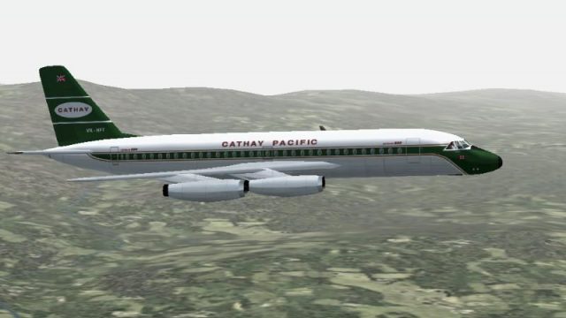 Screenshot 1 — Convair CV-880 Cathay Pacific V2