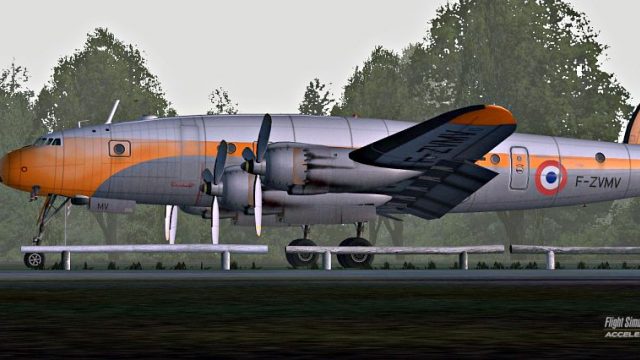 Screenshot 1 — Orange Lockheed L749 Constellation (Faded)