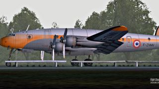 Screenshot 1 — Orange Lockheed L749 Constellation (Faded)