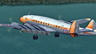 Screenshot 2 — Orange Lockheed L749 Constellation (Faded)