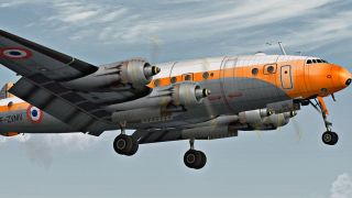 Screenshot 4 — Orange Lockheed L749 Constellation (Faded)