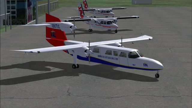 Screenshot 1 — VAL Britten Norman Trislander