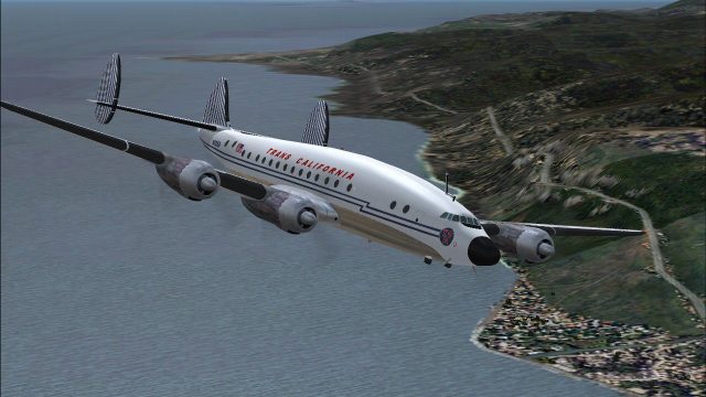 Screenshot 1 — Trans California Airlines L-749
