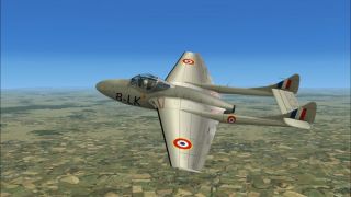 Screenshot 1 — French Air Force DH Vampire T.11