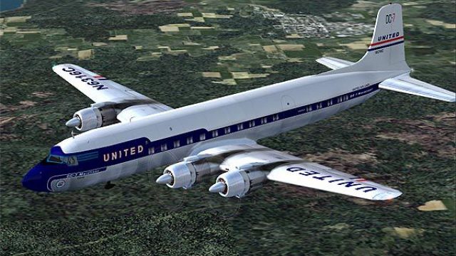 Screenshot 1 — United Air Lines Douglas DC-7