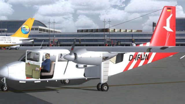 Screenshot 1 — BN-2 Islander "OLT D-IFBN"