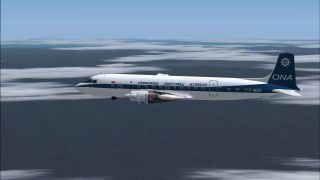 Screenshot 1 — Overseas National Airlines DC-7B
