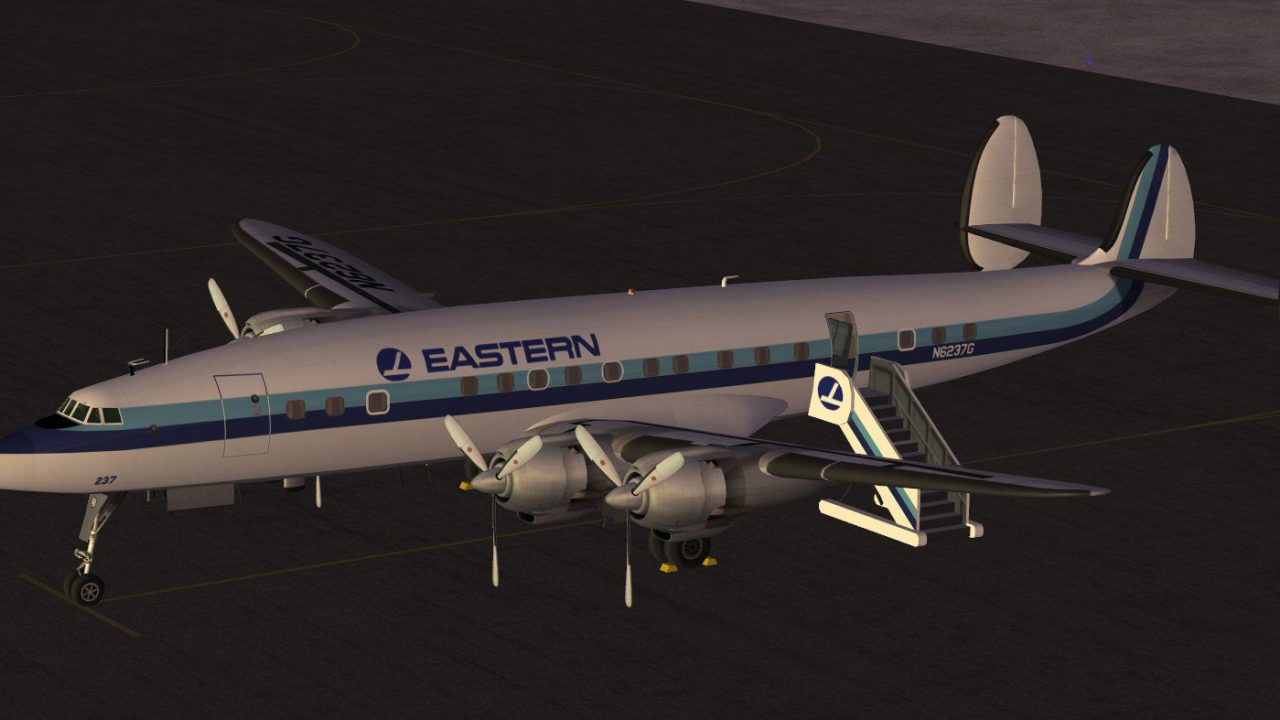 Lockheed 10 Fs2004 Eastern Airlines Shuttle Lockheed 1049G for FS2004
