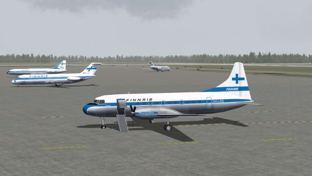 Screenshot 1 — Finnair Convair CV-340