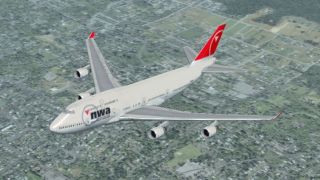Screenshot 1 — Northwest Airlines Boeing 747-400