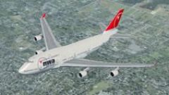 Screenshot 2 — Northwest Airlines Boeing 747-400