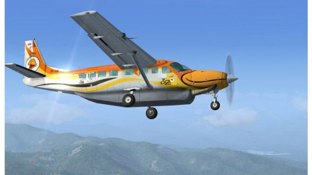 Screenshot 1 — Siam General Aviation Cessna C208B registration HS-GAB