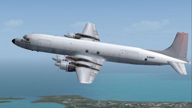 Screenshot 1 — Air Freighter Leasing Douglas DC-7CF