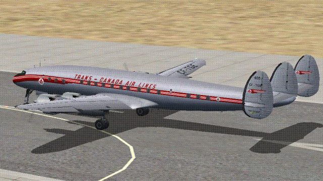 Screenshot 1 — Trans-Canada Air Lines L-1049C