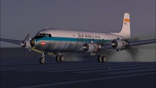 Screenshot 3 — Spantax Douglas DC-6