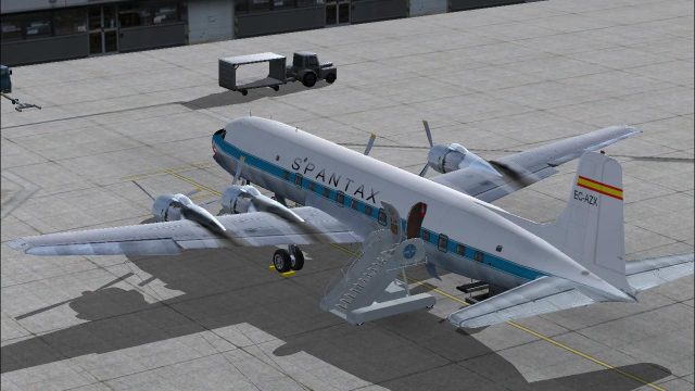 Screenshot 1 — Spantax Douglas DC-6