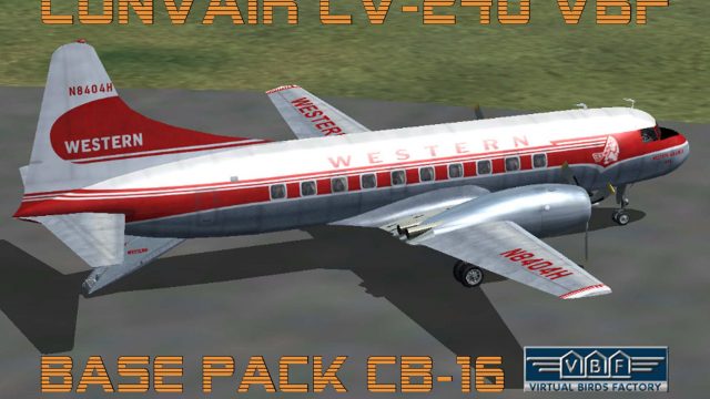 Screenshot 1 — Convair CV-240 VBF CB-16