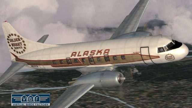 Screenshot 1 — Alaska Airlines Convair CV-240 VBF N51331