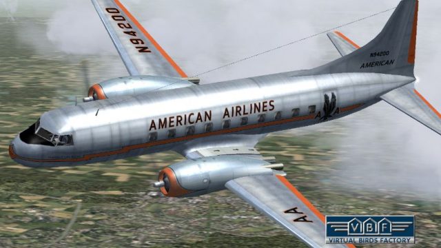 Screenshot 1 — American Airlines Convair CV-240 N94200