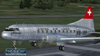 Screenshot 1 — Swiss Air Lines Convair CV-240 VBF CA-18