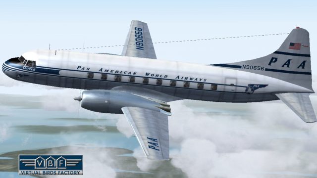 Screenshot 1 — PAA Convair CV-240 VBF CB-16 N90656