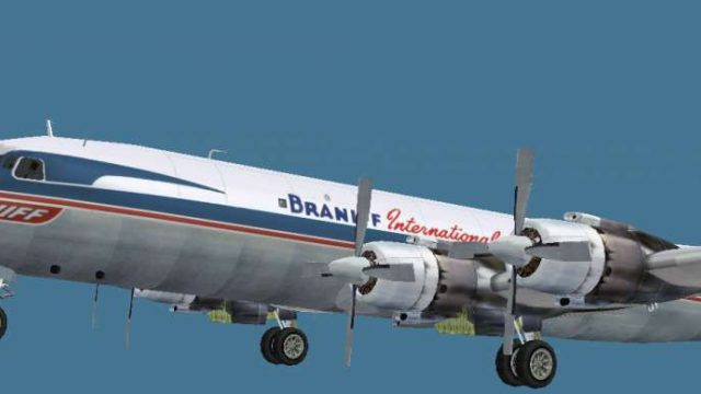 Screenshot 1 — Braniff International Douglas DC-7C