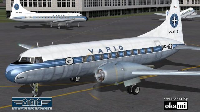 Screenshot 1 — VARIG Convair CV-240 VBF CA-18