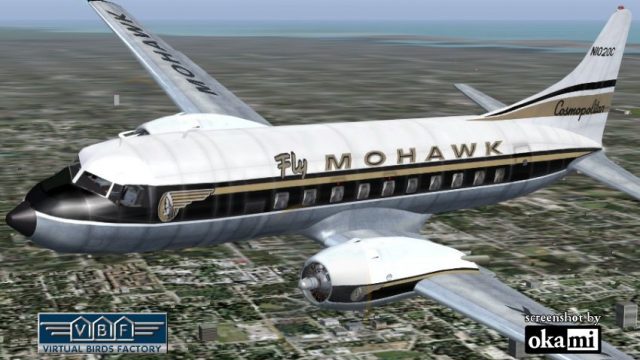 Screenshot 1 — Mohawk Airlines Convair CV-240 VBF CA-18